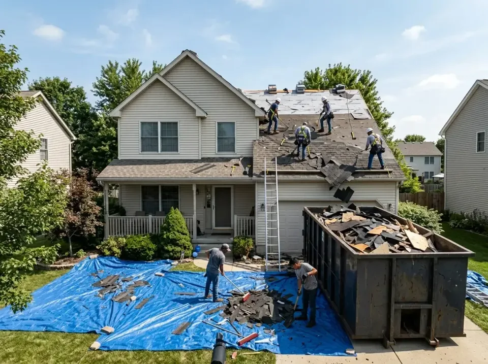 roof-replacement-debris-remova-004 — frequently asked questions, Cheapest Dumpster Rentals in The Homesteads, TX
